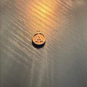 Waxing Poetic Sterling Silver Initial 'A' Pendant Charm